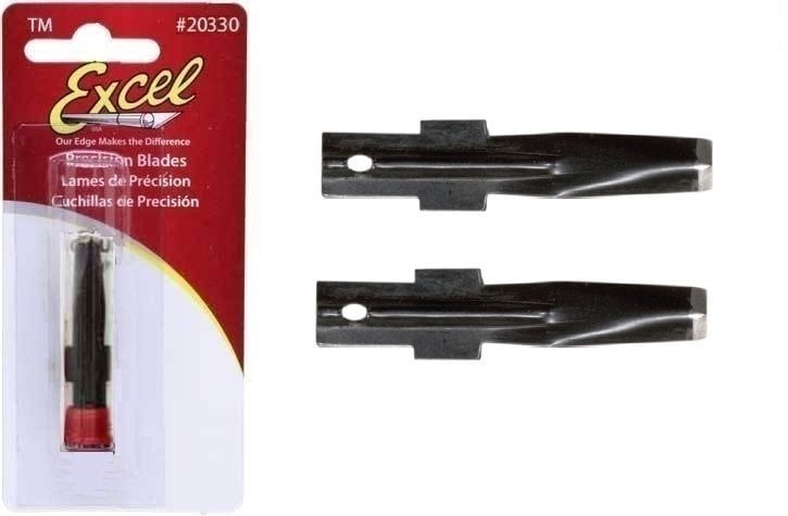 EXCEL K-2-5-6-7 Dar V Kanallı Oyma Bıçağı Ucu ( 2 li paket )