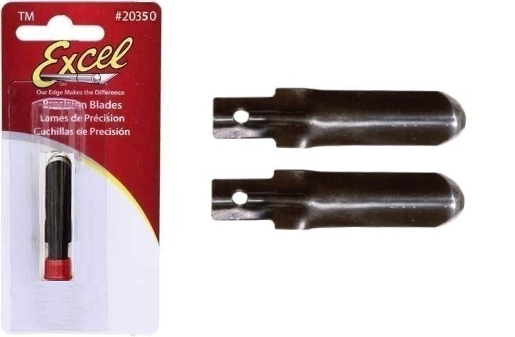 EXCEL K-2-5-6-7 Geniş U Kanallı Oyma Bıçağı Ucu ( 2 li paket )