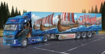 1/24 Volvo FH16 ''''Viking'''' with Reefer Trailer''