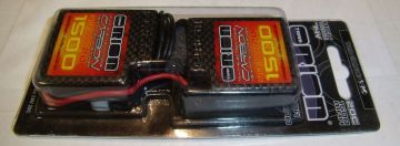 7.4V Carbon 1500mAh Micro Saddle Pack