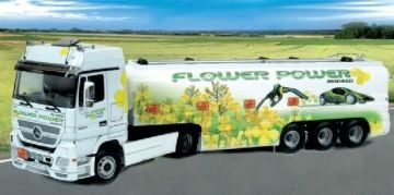1/24 Mercedes Actros & Tank Trailer ''''Flower Powe
