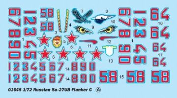 1/72 Russian Su-27UB Flanker C Fighter