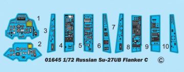 1/72 Russian Su-27UB Flanker C Fighter