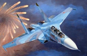 1/72 Russian Su-27UB Flanker C Fighter