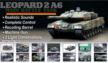 R/C leopard 2 A6 w/Option Kit