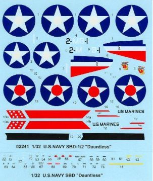 1/32 US Navy SBD-1/2 ''Dauntless''
