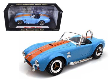 1965 Shelby Cobra 427 S/C Blue With Orange Stripes