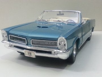 1965 Pontiac GTOTurquoise Blue Convertible 1:18