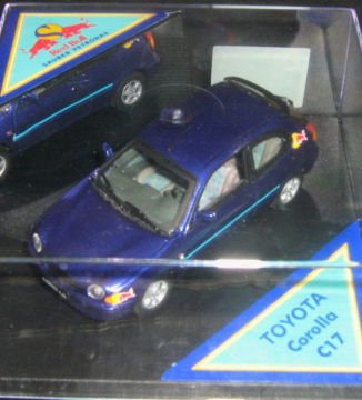 TOYOTA COROLLA C17 RED BULL 1:43