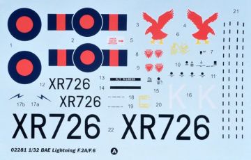 1/32 English Electric (BAC)Lightning F.1A/F3