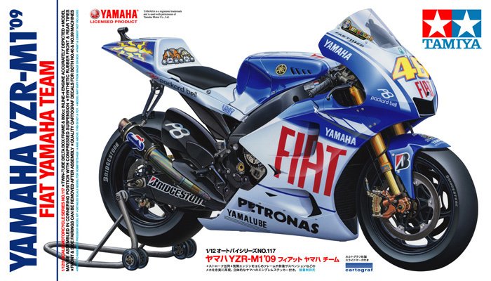 1/12 YZR-M1 '09 Fiat Yamaha Team