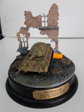 King Tiger Normandiya 1944 Mini Diorama