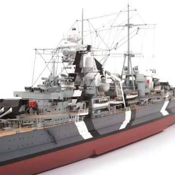 1/200 Prinz Eugen Ahşap Gemi Maket Kiti