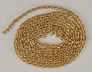 Sarı Zincir 1,5mm 1m