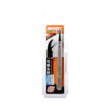 Paslanmaz çelik  Cımbız sivri ve kavisli değiştirilebilir cımbız Kit