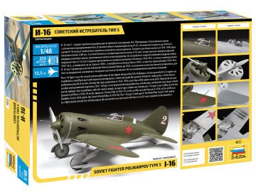 1/48 I-16 Sovırt WWII Fıghter