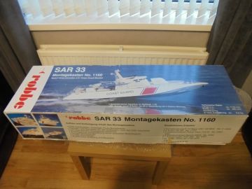 SuperRobbe ''SAR 33 U,S, Coast Guard Bootes'' R/C Model Boat Kit ( No. 1160 )