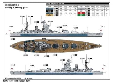 1/700 HMS Nelson 1944