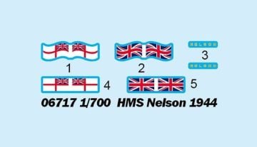 1/700 HMS Nelson 1944