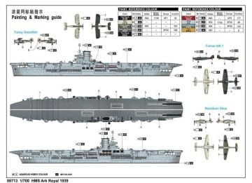 1/700 HMS Ark Royal 1939