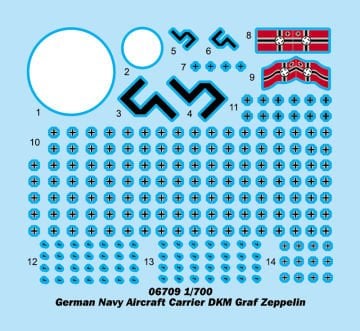 1/700 USS Ger.Navy Airc.Carrier DKM Graf Zeppelin