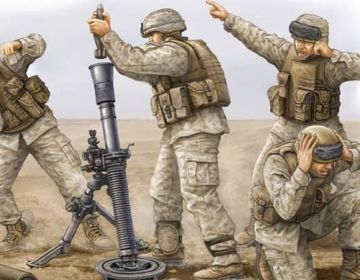 1/35 Modern U.S. Marine M252 Team