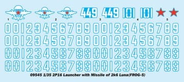 1/35 2P16 Launcher with Missile of 2k6 Luna FROG-5