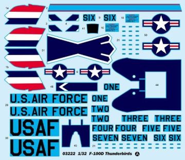 1/32 F-100D in Thunderbirds livery
