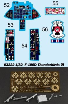 1/32 F-100D in Thunderbirds livery