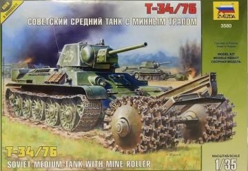 1/35 T-34/76 Tank/Mine Roller