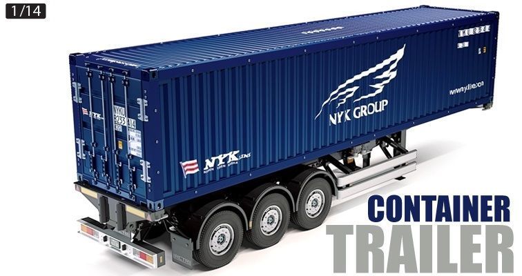 1/14 NYK 40ft. Container Semi Trailer