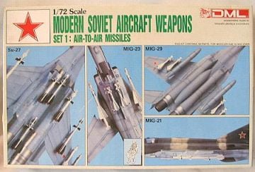 1/72 MODERN SOVIET AIRCRAFT WEAPON SET DML NO:2504