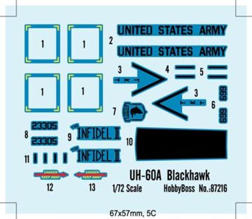 1/72 American UH-60A Blackhawk