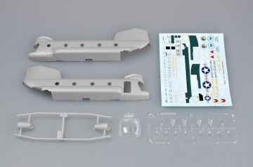 1/72 Aircraft CHJ-47A Chinook Medium-lift Helicopt