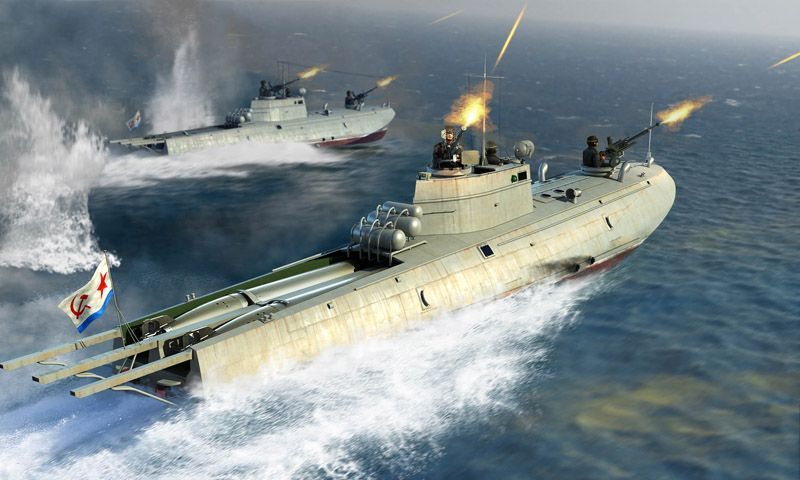 1/35 Soviet Navy G-5 Class Motor Torpedo Boat Kit