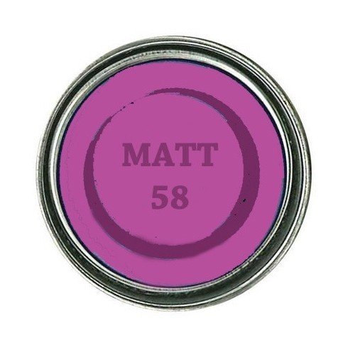 58 Magenta Matt - 14ml Enamel Paint