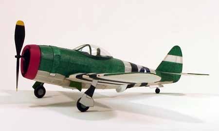 P-47 Thunderbolt Lastikli Uçak 44,5 cm