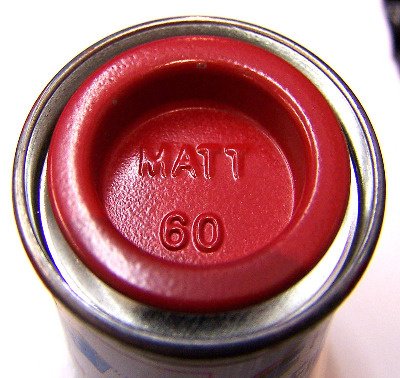60 Scarlet Matt - 14ml Enamel Paint