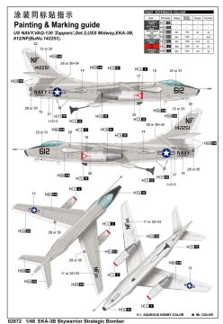 1/48 EKA-3B Skywarrior Strategic Bomber