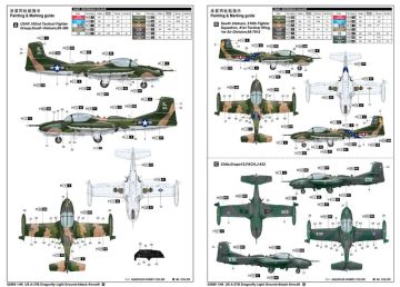 1/48 US A-37B Dragonfly Lişght Ground Attach Aircr