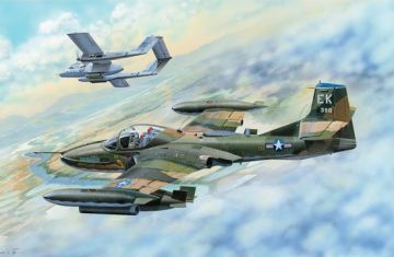 1/48 US A-37B Dragonfly Lişght Ground Attach Aircr