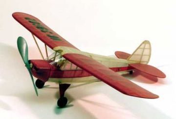Piper J4-E Cub Lastikli Uçak 44,5 cm