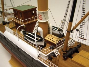 BANDIRMA AHŞAP GEMİ MAKET KİTİ 1/87 TÜRK MODEL
