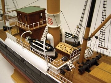 BANDIRMA AHŞAP GEMİ MAKET KİTİ 1/87 TÜRK MODEL