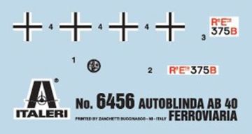 1/35 Autoblinda AB-40 Ferroviaria