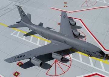 1/200 Boeing KC-135R Stratotanker Diecast Model
