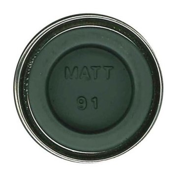 91 Black Green Matt - 14ml Enamel Paint
