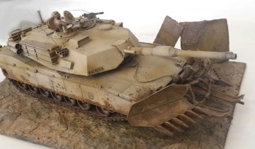 1/35 US Abraham M1A2 Tank Hazır