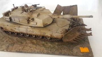 1/35 US Abraham M1A2 Tank Hazır