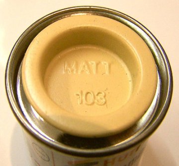 103 Cream Matt - 14ml Enamel Paint